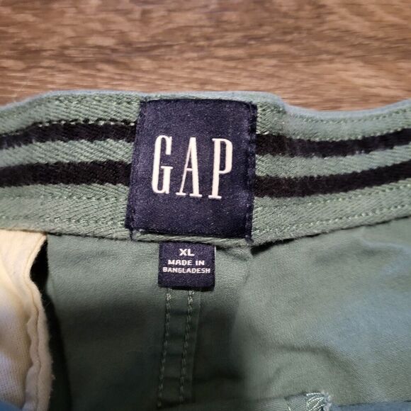 GAP Jogger Flat Front Shorts 7" Inseam, Teal Green, Mens Size XL - Picture 3 of 7